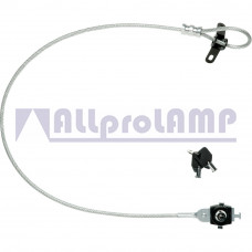 Peerless-AV Armor Lock Plus Security Cable with Keylock (ACC 020)