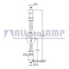 (OB) Ксеноновая лампа ASL XM4000PII/G